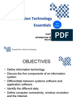 Information Technology Essentials: Prepared By: Arlene N. Baratang