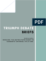 Triumph Debate March April Official LDBrief