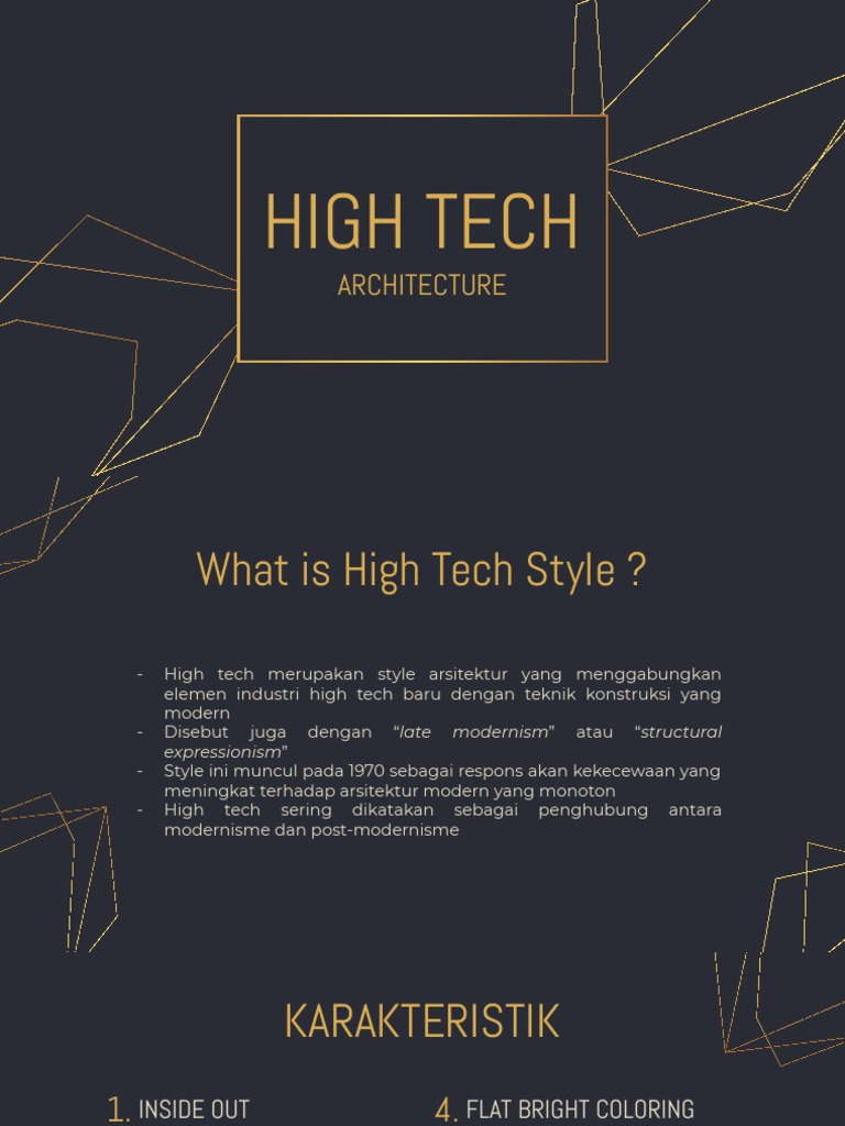 Arsitektur High Tech: Ciri dan Contoh | PDF