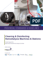Cleaning and Disinfecting Hemodialysis Machines and Stations - 2016