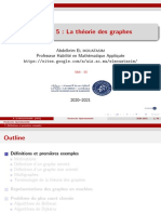 Chapitre 5: La Théorie Des Graphes: Abdelkrim E Professeur Habilité en Mathématique Appliquée