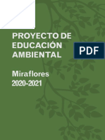 Proyecto de Educación Ambiental. Miraflores, 2020-2021