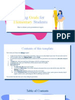 Setting Goals For Elementary Students by Slidesgo