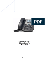 Cisco SPA 504G Phone Owner's Manual V. 3