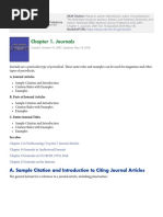 Chapter 1. Journals: A. Sample Citation and Introduction To Citing Journal Articles