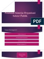 Penilaian Kinerja Organisasi Sektor Publik