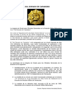 El símbolo de autoridad de los generales: El Sol Dorado de Carabobo