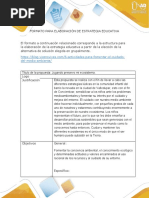 Formato de La Estrategia