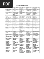 Verbs in English