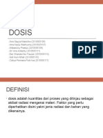 DOSIS (Kelompok 1)