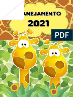 Planner 2021 Girafas Amarelas