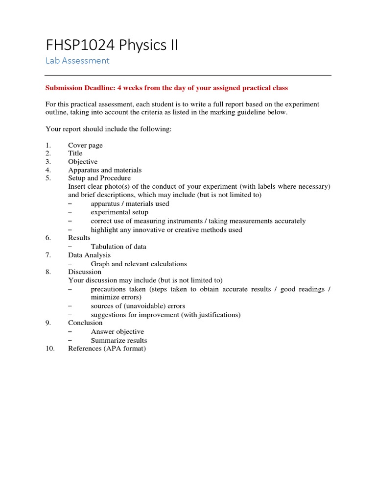 Practical 2 Resonance Tube (Lab Assessment) (S) PDF Significant