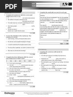 A2 UNIT 4 Test Higher