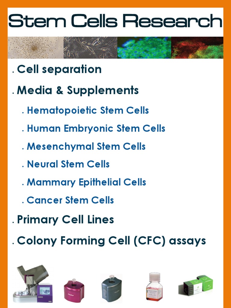 Stem Cells: Types and Research Methods | PDF | Science & Mathematics