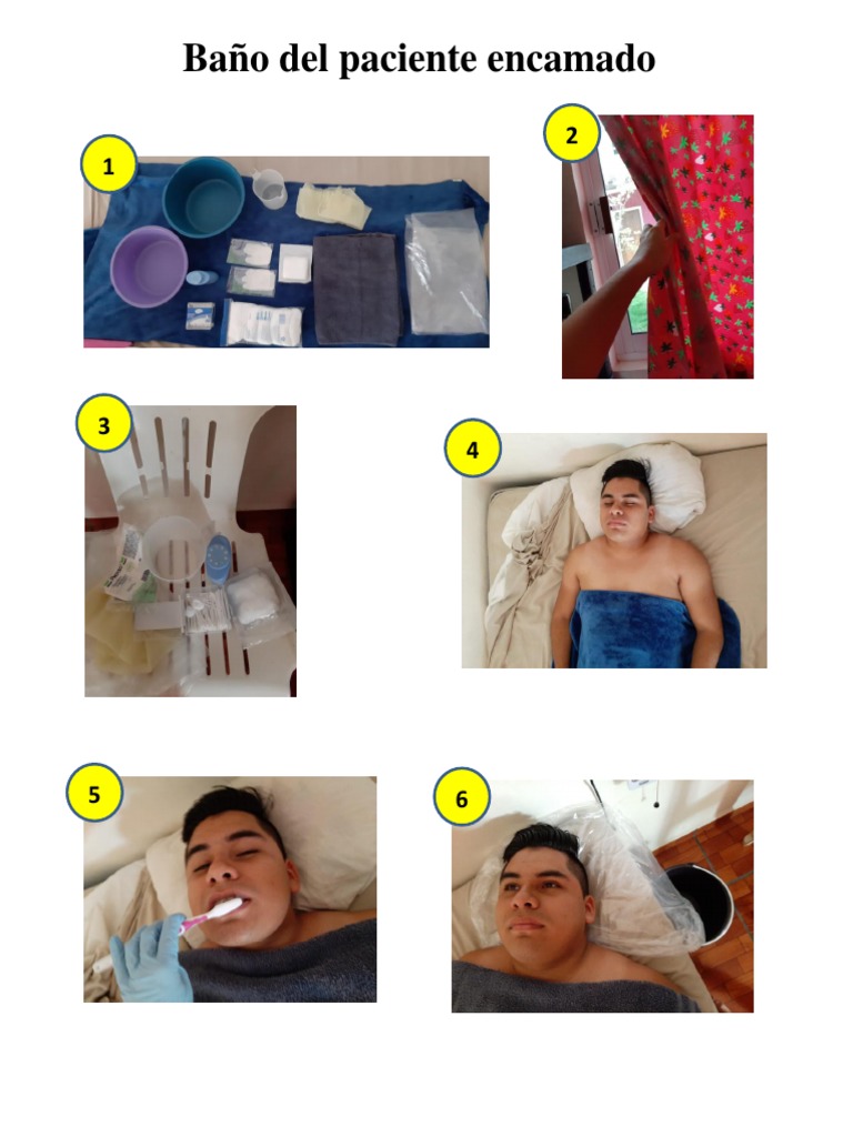 Baño Del Paciente Encamado | PDF
