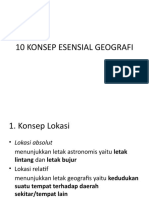 10 Konsep Esensial Geografi