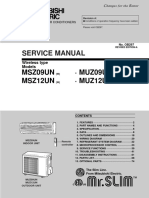 M Msz-09 12un W Muz-09 12un Service Manual