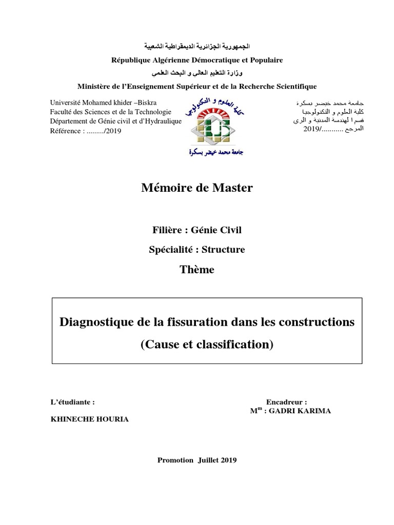 Khineche Houria | PDF | Corrosion | Béton