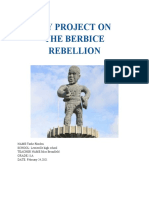 My Project On The Berbice Rebellion