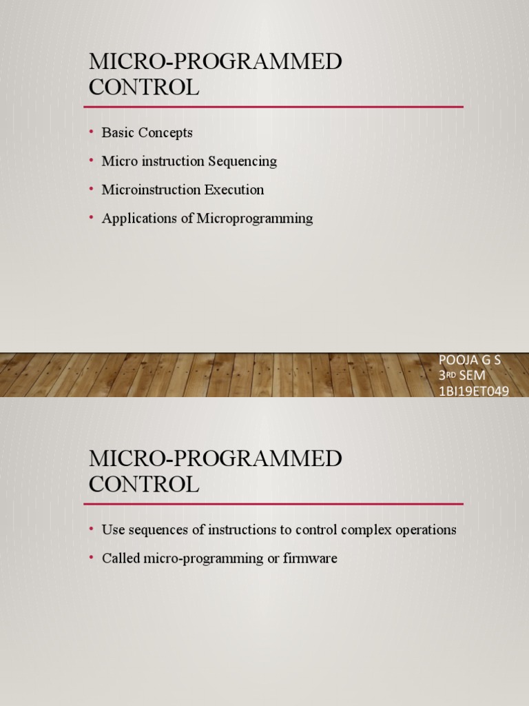 Micro-Programmed Control | PDF | Computer Programming | Computer ...