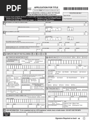 Certificate of Origin for a Vehicle Title
