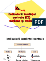 C3. Indicatorii Tendintei Centrale