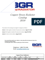 Copper Brass Radiator Catalog 2018