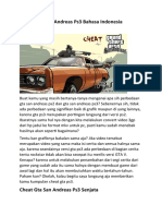 Cheat GTA San Andreas Ps3 Bahasa Indonesia Lengkap