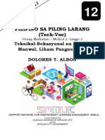 Filipino12 - q1 - Mod2 - Week 1 To 3 - Albon - Filipino Sa Piling Larang Tek Bok - v2