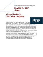 By Marco Cantù (Free) Chapter 3: The Delphi Language