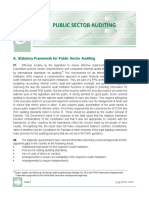 Public Sector Auditing Statutory Framework