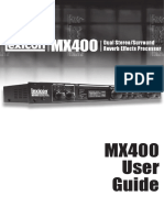 Lexicon Mx400 Manual