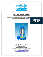 Mody Pumps MSP IOM Manual R4