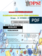 Soal Olimpiade Pahlawan Sains Indonesia Kebumian