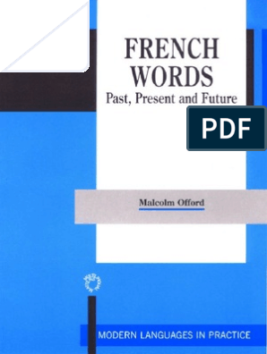 French Words Past Present And Future Pdf Lexicon Word