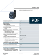 3RT20261AG20 Datasheet Es