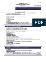 Safety Data Sheet: SECTION 1: Identification of The Substance/mixture and of The Company/ Undertaking