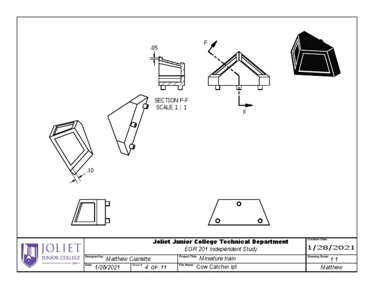 Miniature Train Cow Catcher Design | PDF