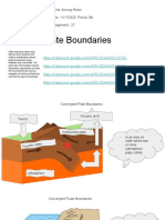 Assign 27 - Plate Boundaries