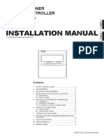 Installation Manual: Air Conditioner Remote Controller (Wired Type) Uty-Rnnum