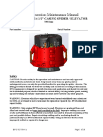 BVM Casing Elevator Manual