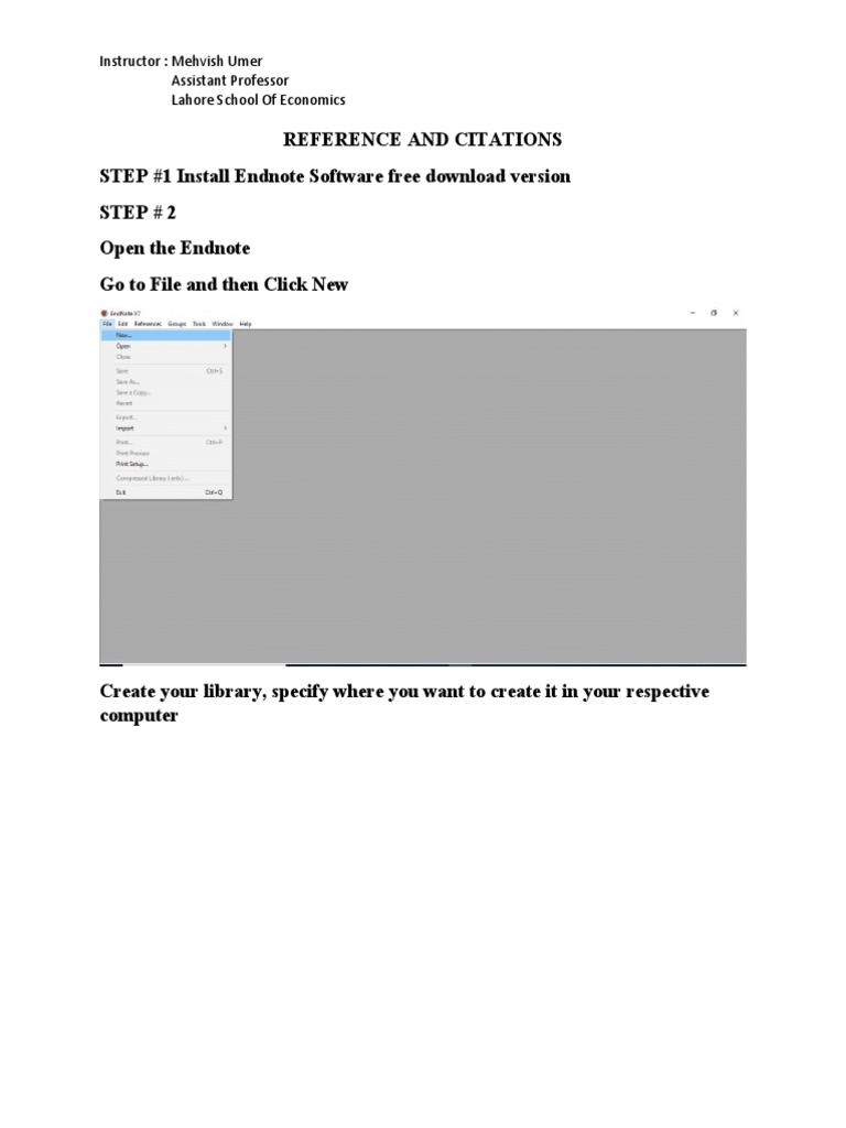 Using Endnote for APA Citations | PDF | Citation | Libraries