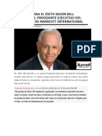 12 Reglas para El Éxito Según Bill Marriott JR