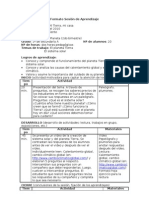 Formato Sesión de Aprendizaje - CTA