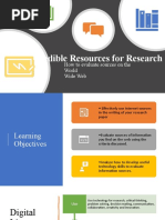 Credible Resources For Research PowerPoint Presentation