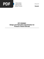 Pip Vesin001 Design and Fabrication Specification for Pressure Vessel Internals