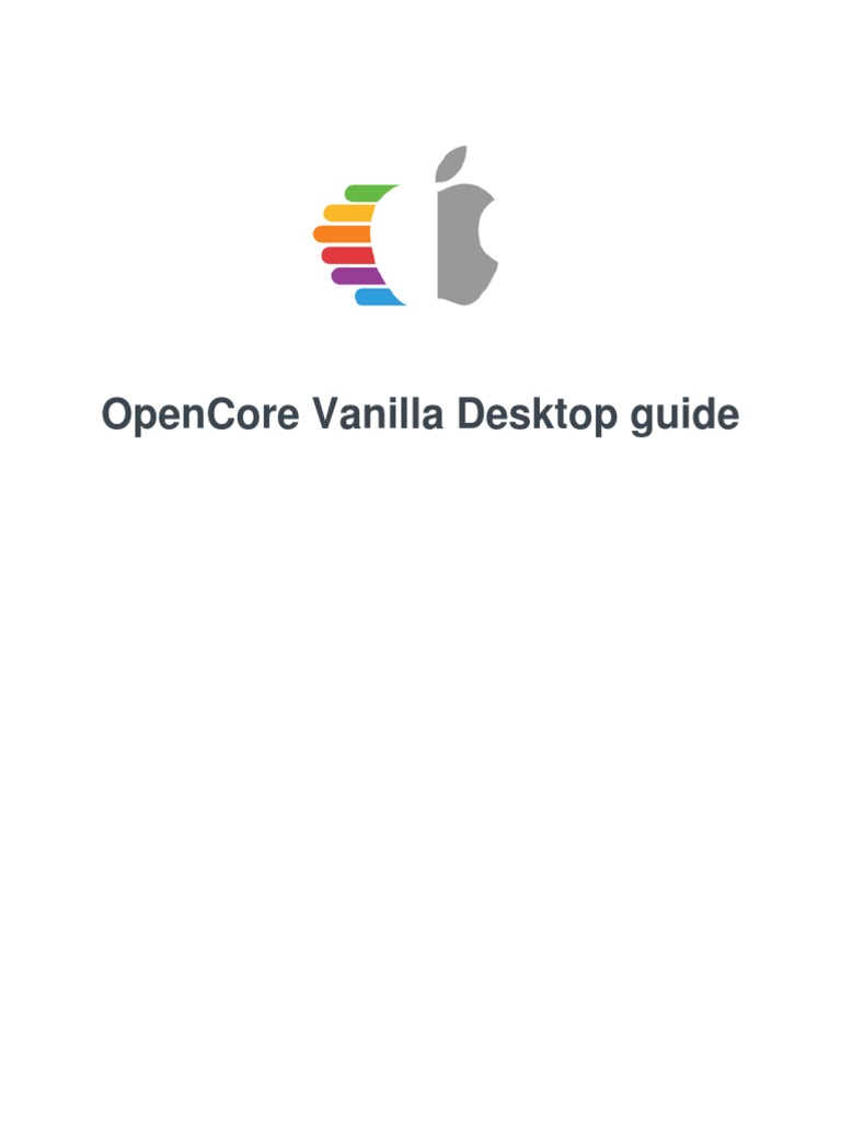 Opencore Vanilla Desktop Guide Mac Os Linux Distribution