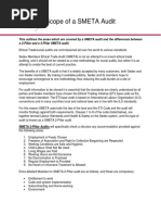 SMETA 7.0 Training Overview | PDF | Audit | Regulatory Compliance