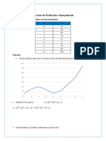 Ejercicio de Prediccion e Interpolacion