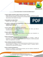 Evaluacion de Conocimiento COMITÉ DE EMERGENCIAS 1..